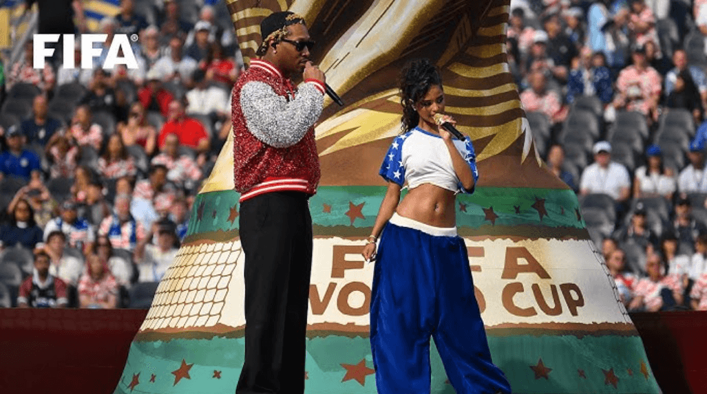 Future and Tyla Team Up for “Game Time” at World Cup Opening Ceremony