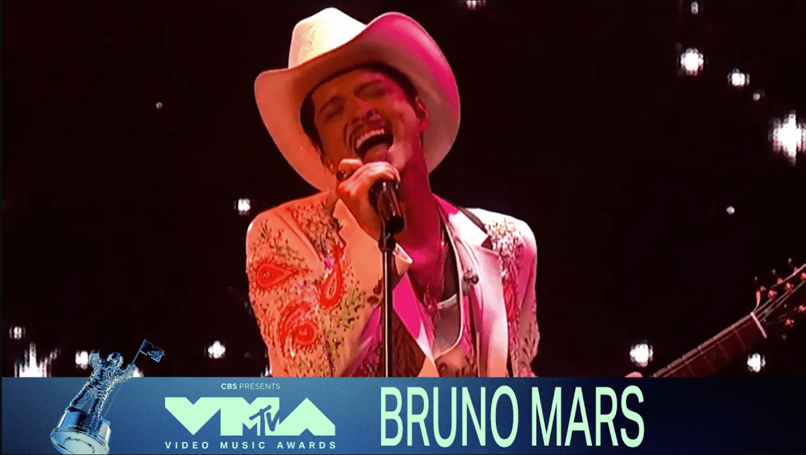 Bruno Mars Performs "Dance With Me" At The VMAs
