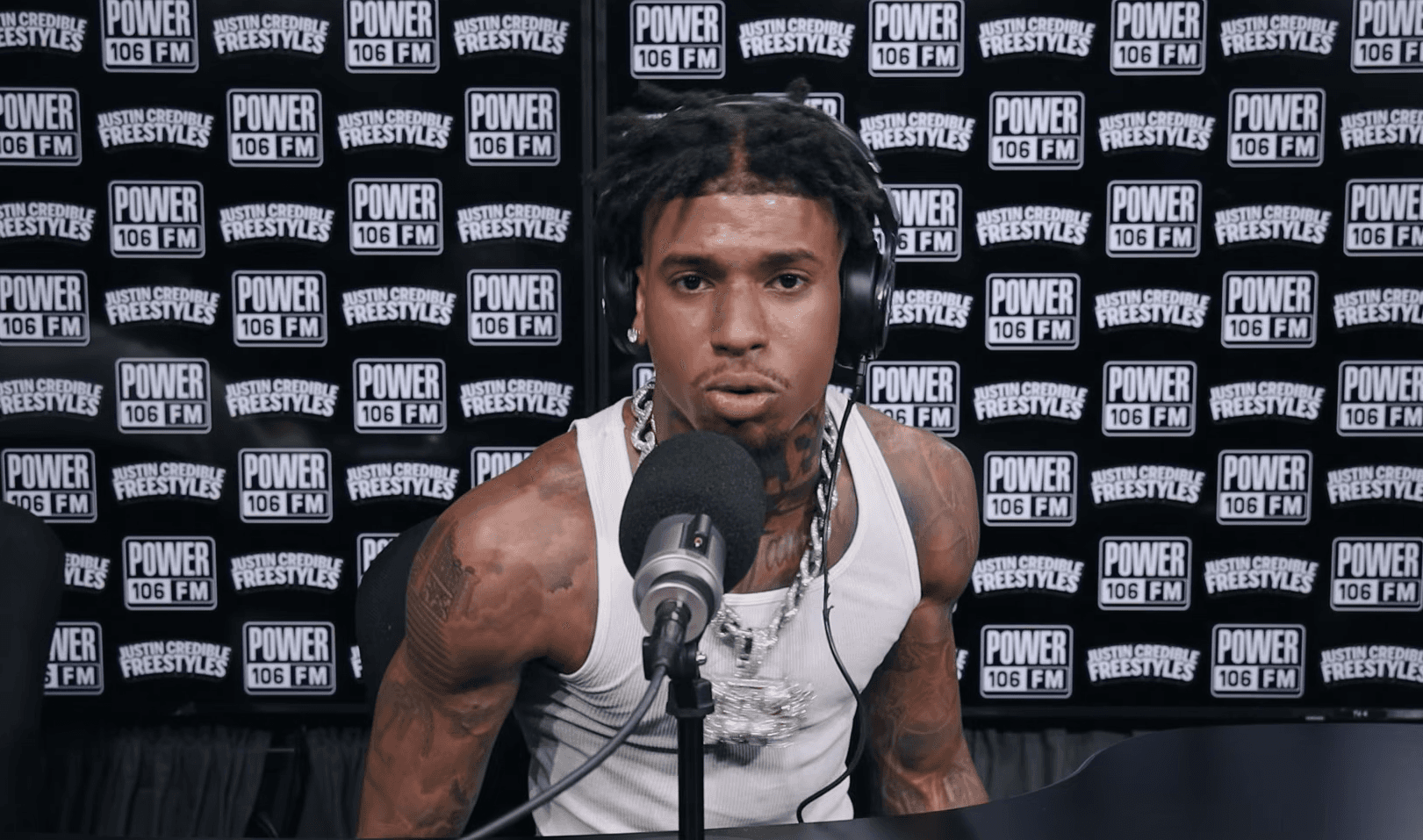 NLE Choppa Freestyle On Power 106 Los Angeles