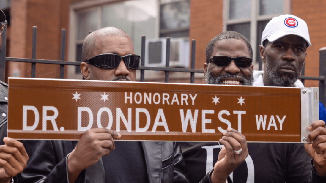 Kanye West Honors His Mother at Dr. Donda West Way Ceremony